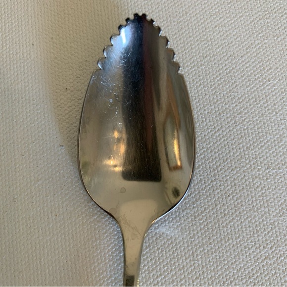 3 Oneida Community PATRICK HENRY Stainless Glossy 6.75" Spoons Grapefruit 6" Set - Picture 4 of 6